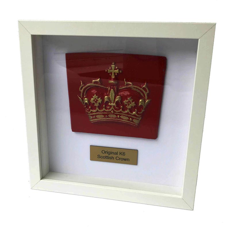 Framed K6 Scottish Crown - Original - Rare