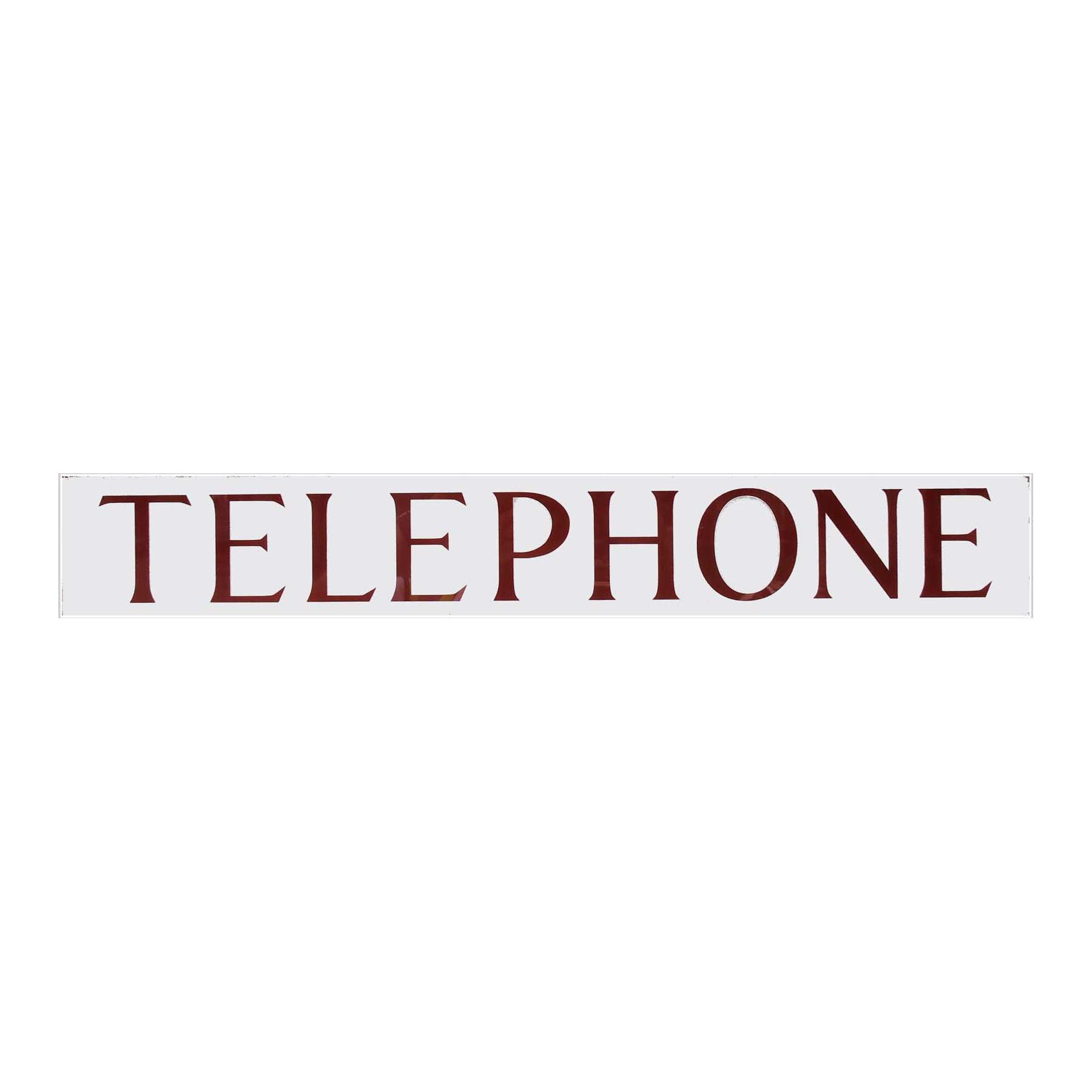 TELEPHONE SIGN