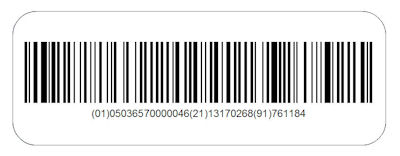 BTContour Serial Number label